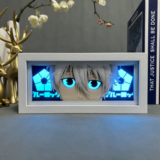 Seishiro Nagi Manga Lightbox Table Lamp - Blue Lock Anime Shadow Box for Room Decor